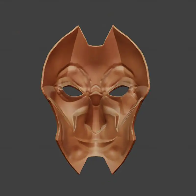 Файл STL носимой 3D-модели маски Джина