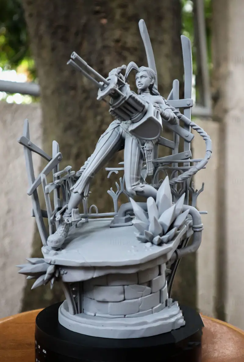 Jinx - Arcane League of Legends 3D Printable Model STL Files