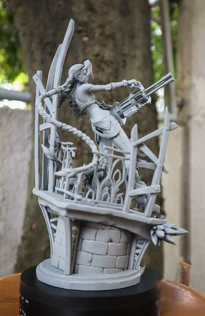Jinx - Arcane League of Legends 3D Printable Model STL Files