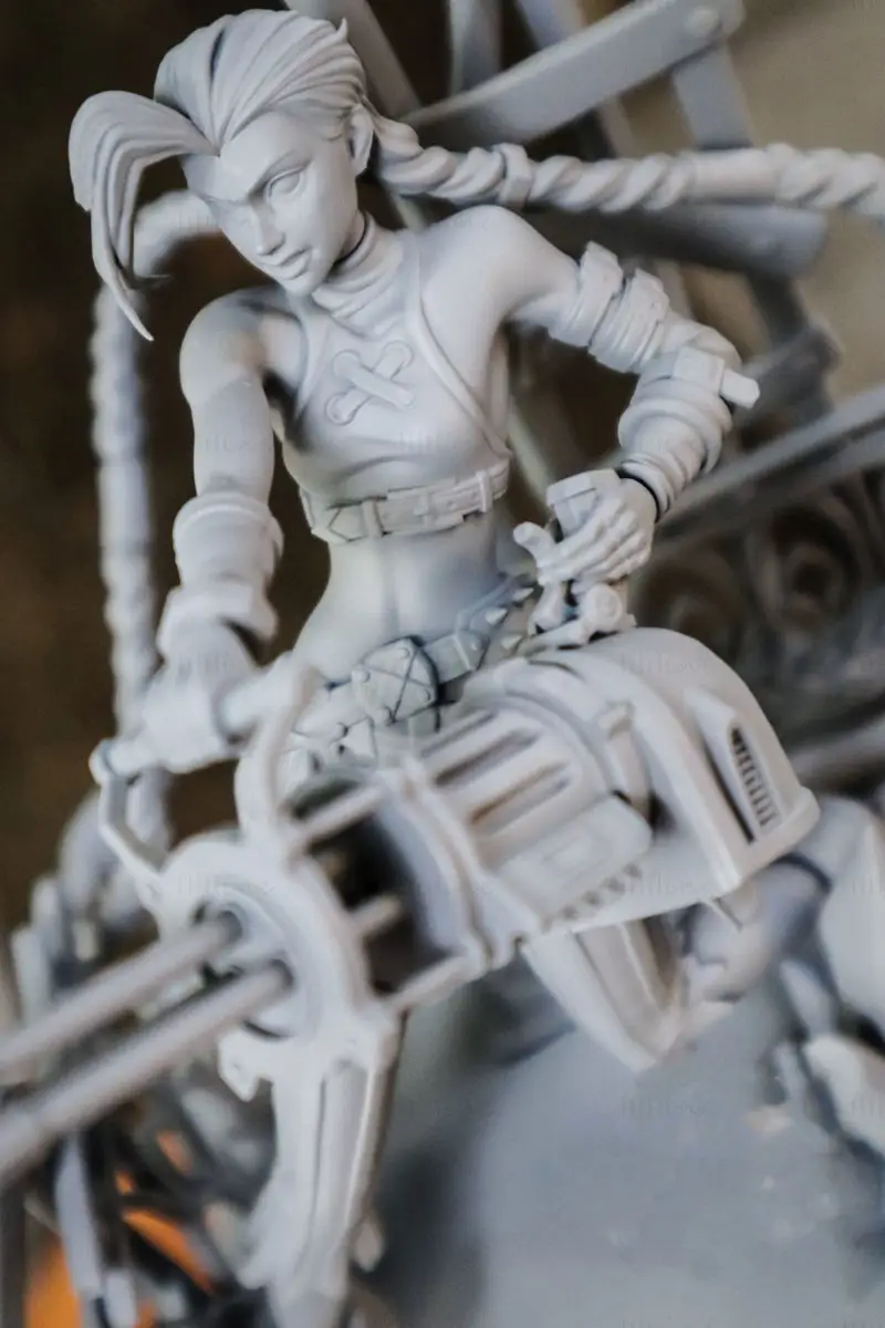 Jinx - Arcane League of Legends 3D Printable Model STL Files