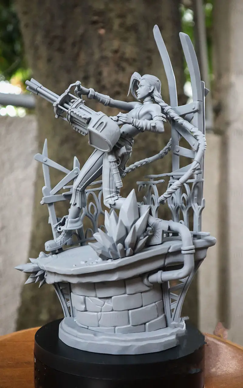 Jinx - Arcane League of Legends 3D Printable Model STL Files