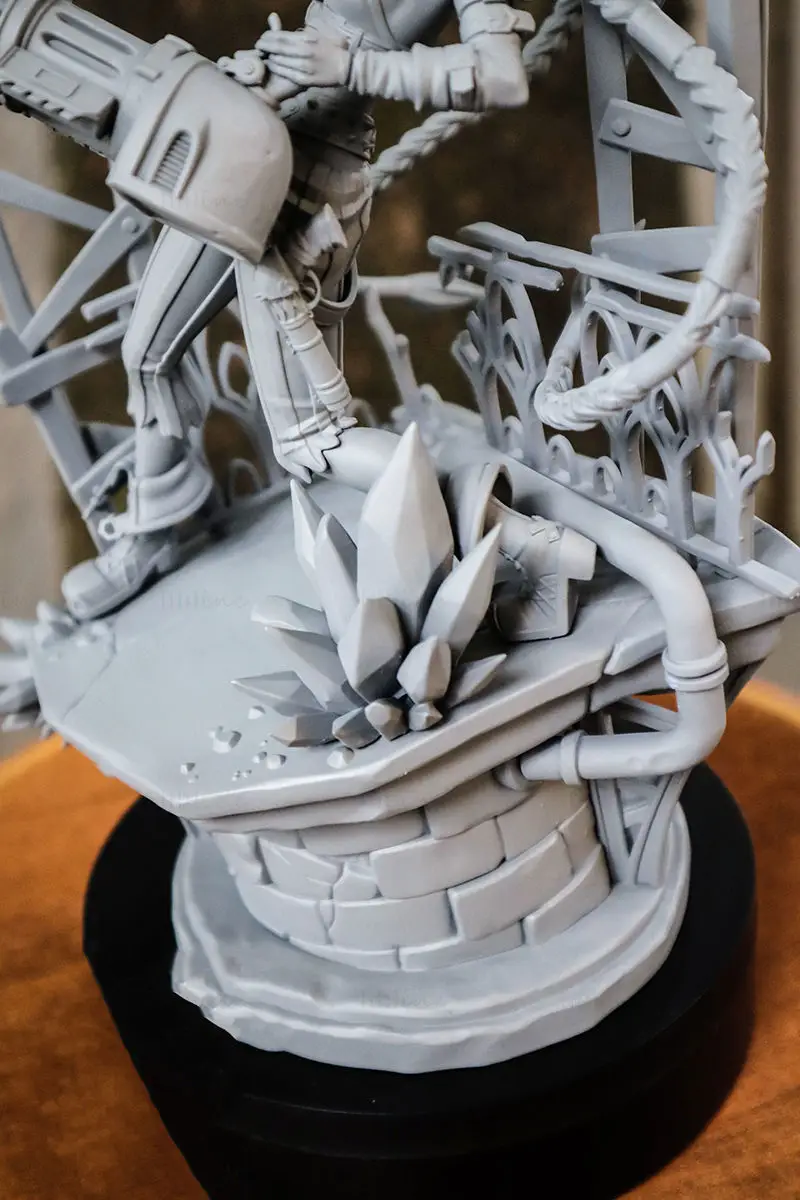 Jinx - Arcane League of Legends 3D Printable Model STL Files