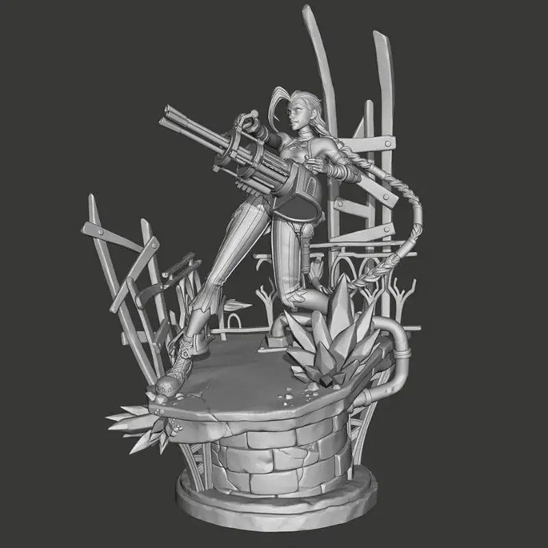 Jinx - Arcane League of Legends 3D Printable Model STL Files