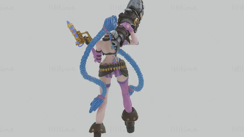 Jinx - League of Legends 3D Print Model  STL Files