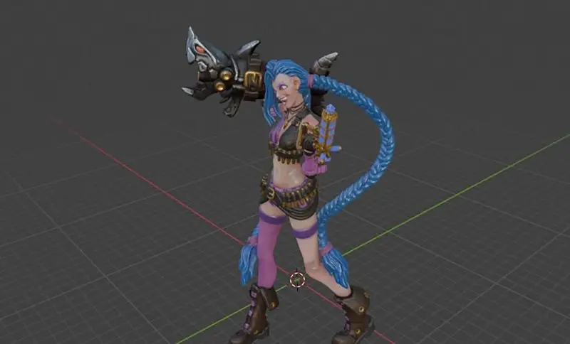 Jinx - League of Legends 3D Print Model  STL Files