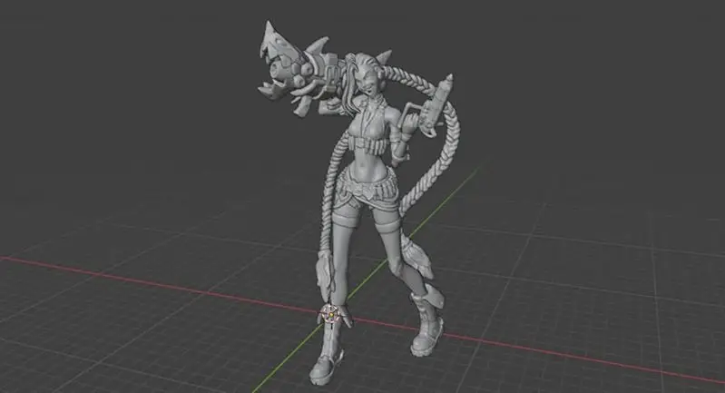 Jinx - League of Legends 3D Print Model  STL Files