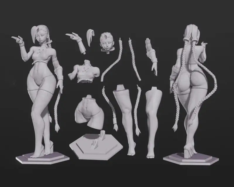 Jinx Rushzilla LoL Figures 3D Printing Model STL