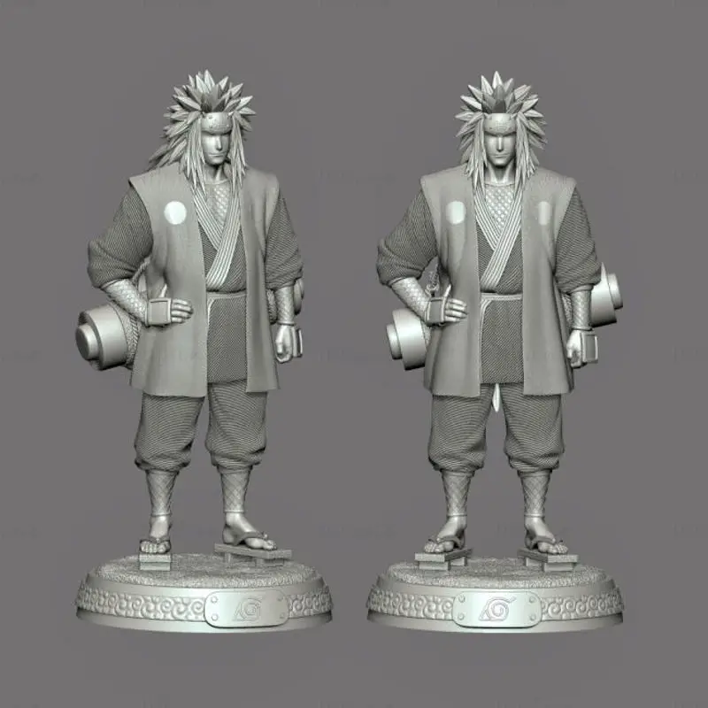 Jiraiya-Naruto 3D-printmodel STL