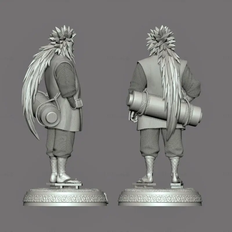 Jiraiya-Naruto 3D-printmodel STL