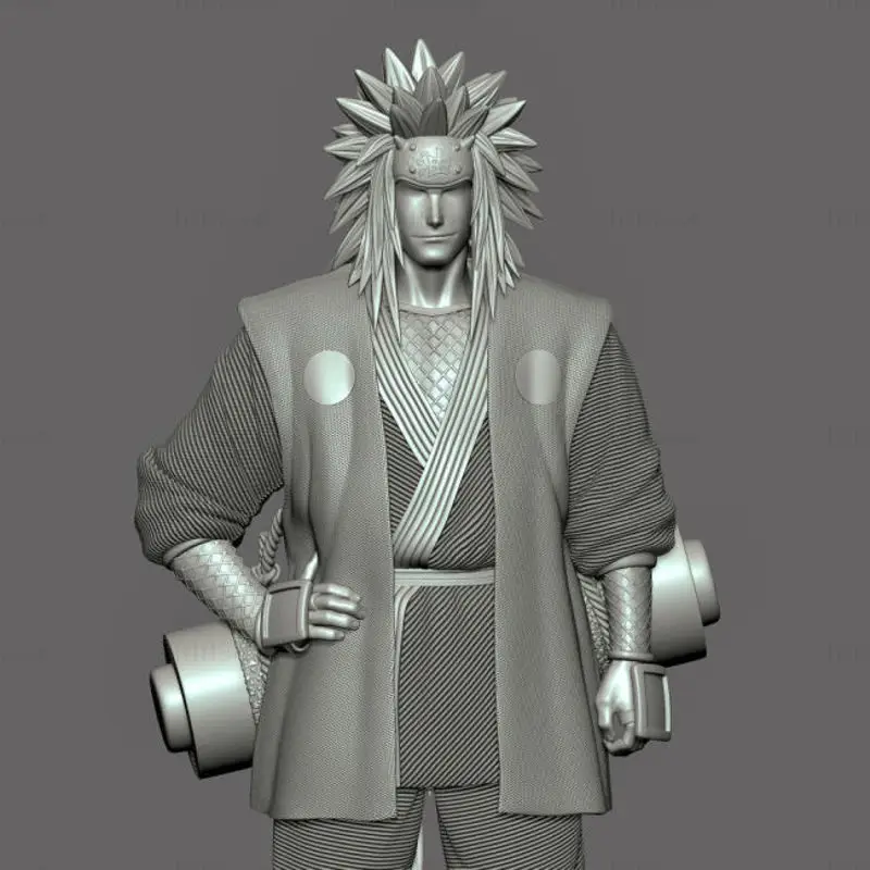 Jiraiya - Naruto 3D Baskı Modeli STL