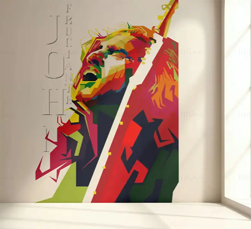 John Frusciante RHCP gitarist WPAP (PNG)