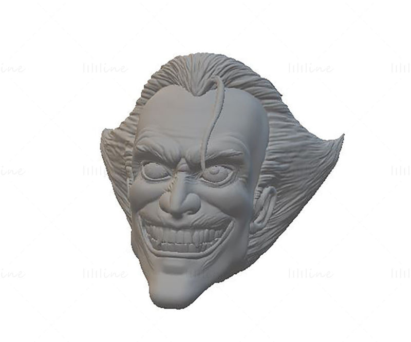 Joker 3D Model Ready to Print STL
