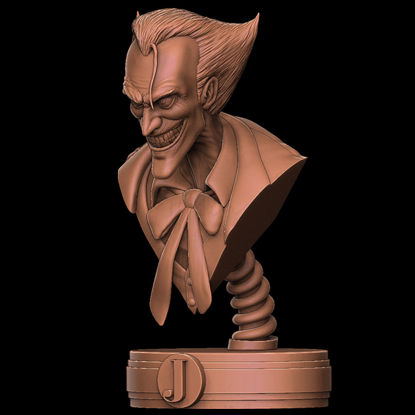 Joker Büste 3D-Modell bereit zum Drucken STL