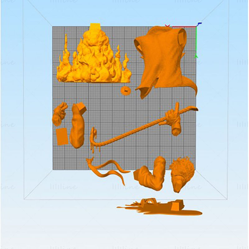 Modelo 3D do busto do Coringa pronto para imprimir STL