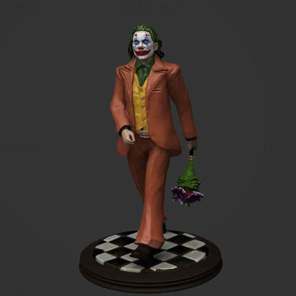 Joker Clown with Roses 3D Printing Model STL