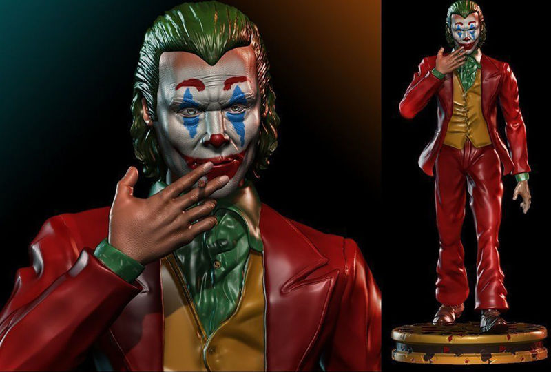 Joker Figure 3D Model Ready to Print STL