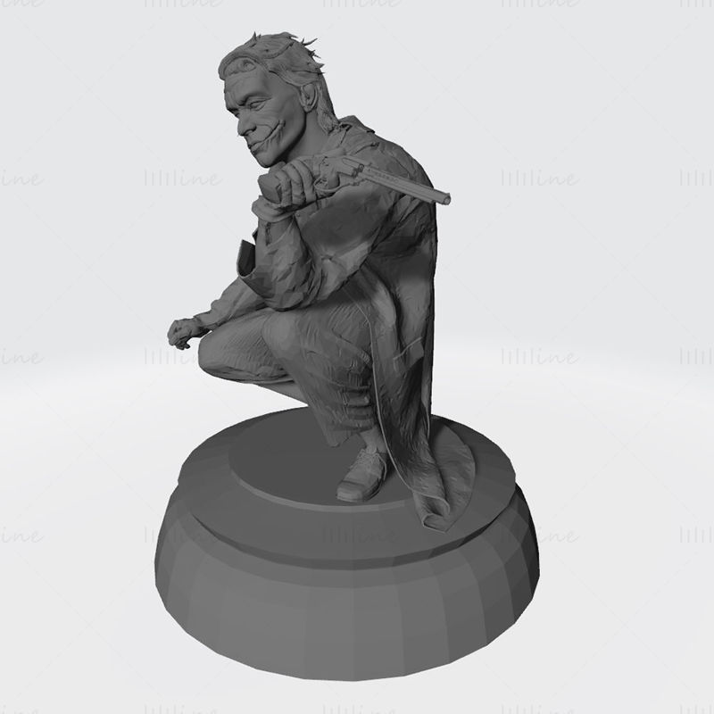 Joker Figurines 3D Printing Model STL