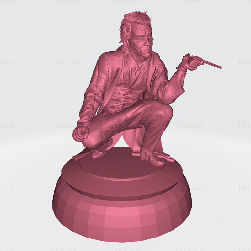 Joker Figurines 3D Printing Model STL