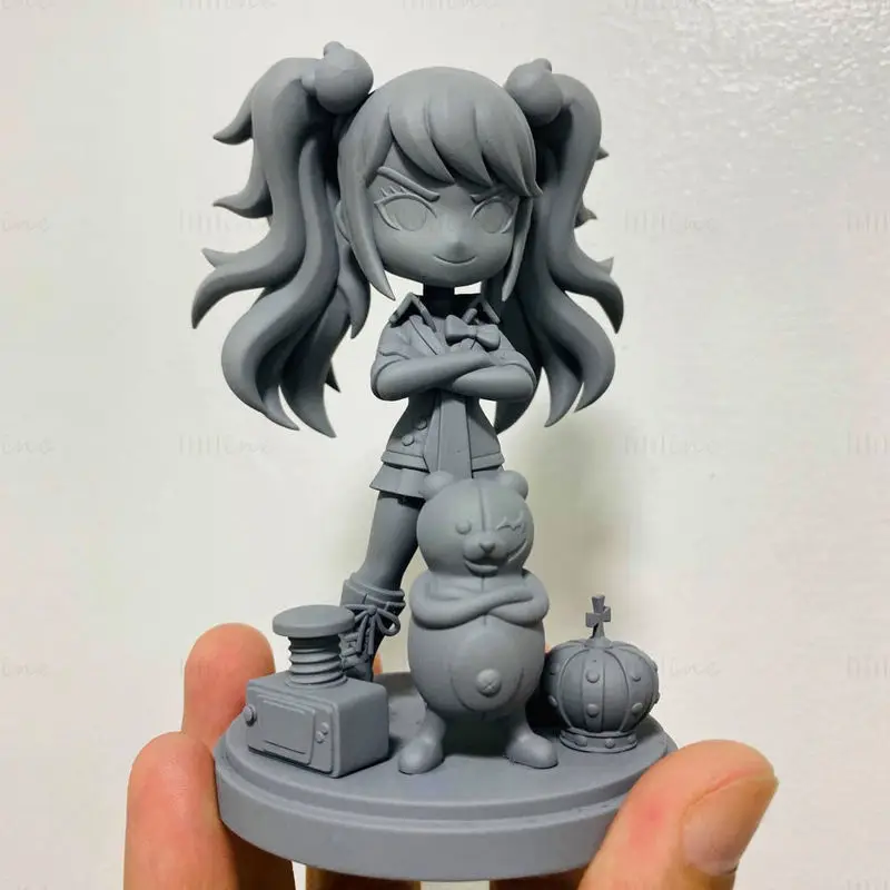Junko Enoshima Chibi (Danganronpa) Fichiers STL du modèle d'impression 3D