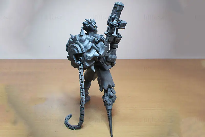 Junkrat Overwatch 3D nyomtatási modell STL fájlok