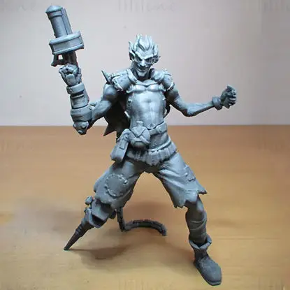 Junkrat Overwatch 3D-Druckmodell STL-Dateien