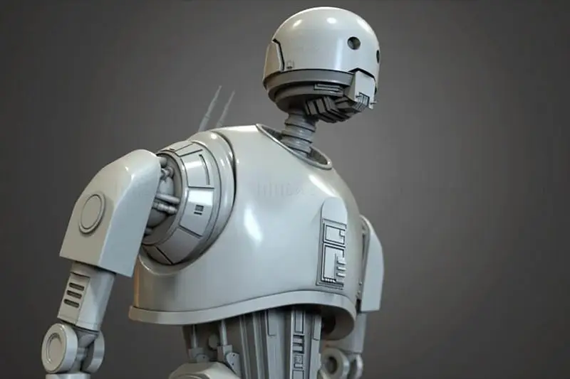 K-2SO Figürleri 3D Baskı Modeli STL