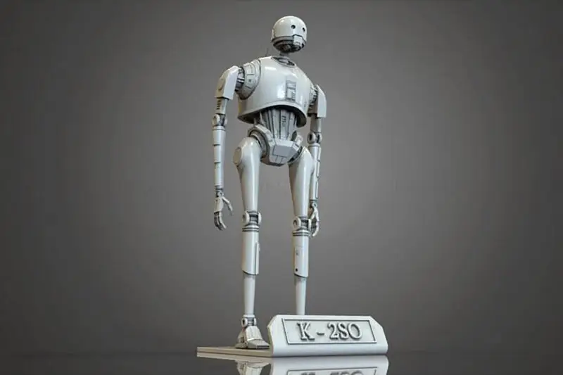 K-2SO Figürleri 3D Baskı Modeli STL