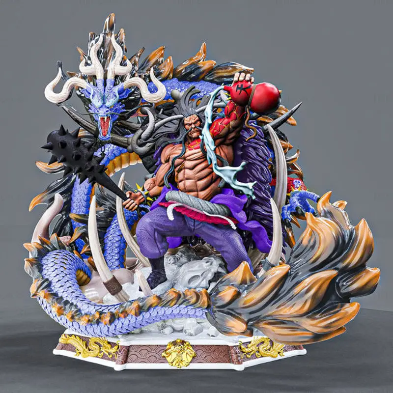 Kaido Emperor and Dragon 3D Printing Model STL