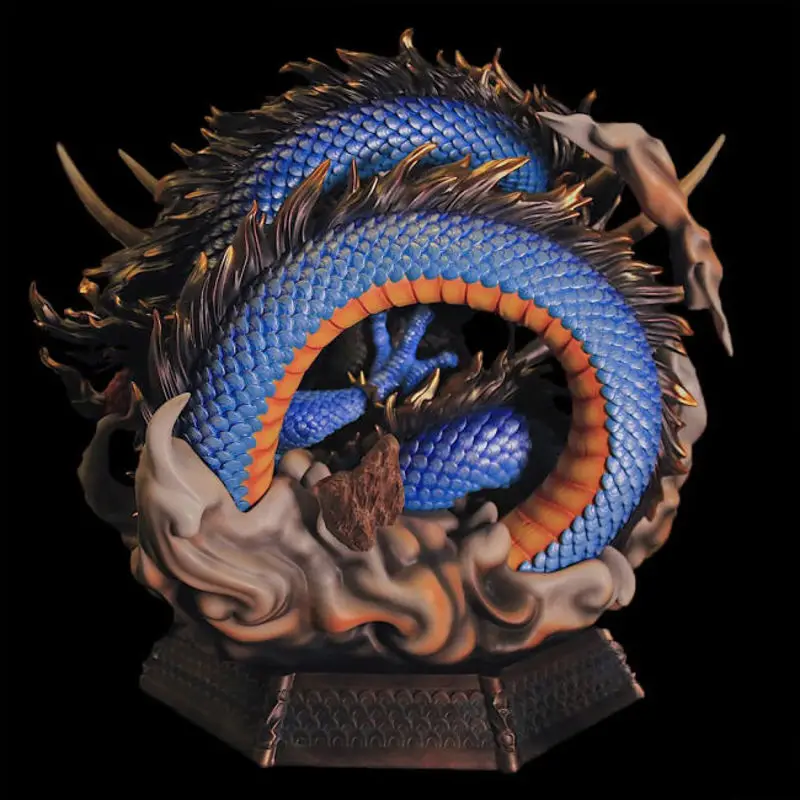 Kaido Emperor and Dragon 3D Printing Model STL