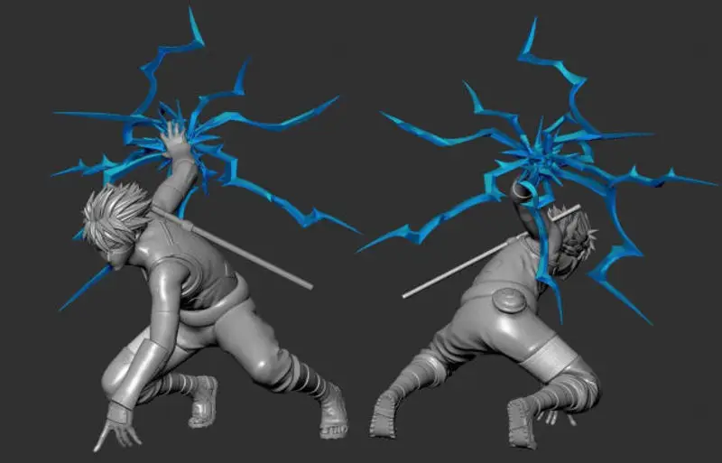 Kakashi Anbu - Narutov model 3D tiskanja STL