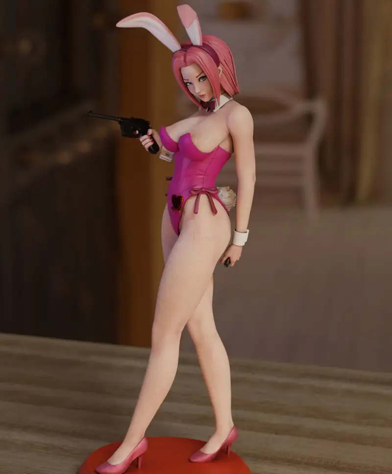 Kallen Bunny 3D Print Model STL