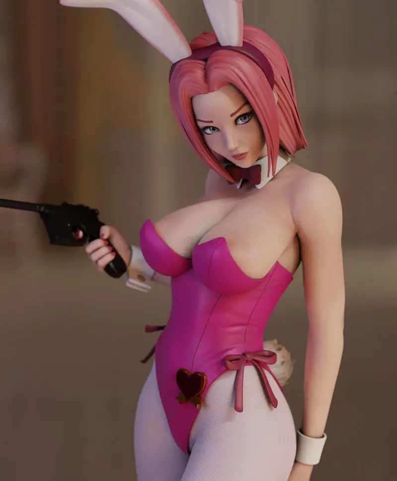 Kallen Bunny 3D Print Model STL