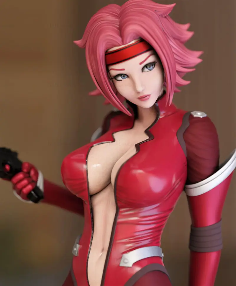 Kallen - Model 3D tiskanja Code Geass STL