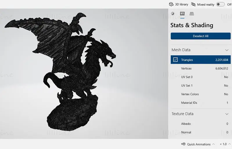 Kalzreg - Miniatury Dragon Lord 3D Printing Model STL