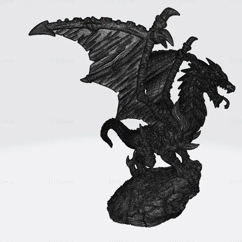 Kalzreg - Dragon Lord Miniaturen 3D-printmodel STL