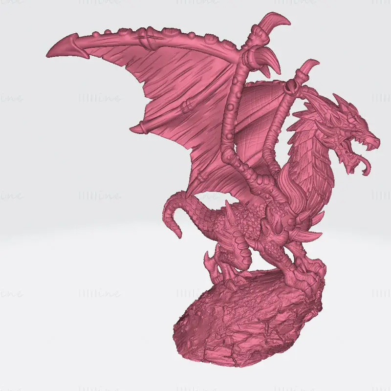 Kalzreg - ドラゴンロードミニチュア 3D プリントモデル STL