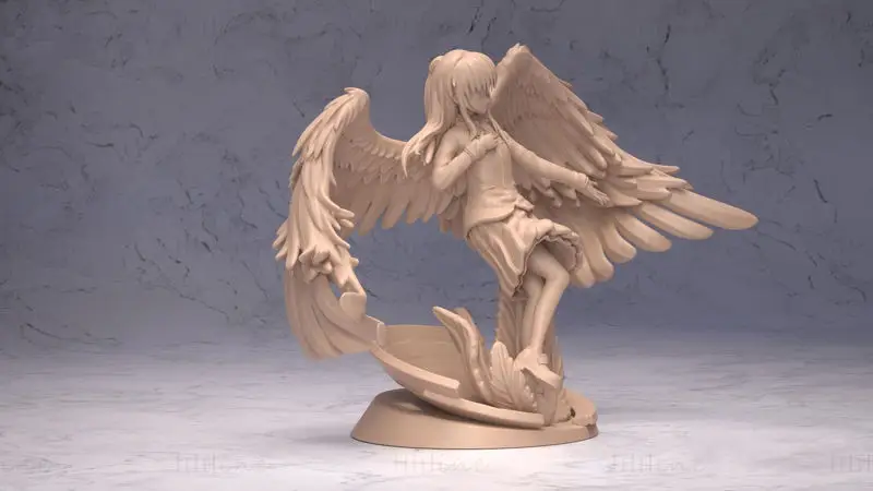 Kanade Tachibana - Angel Beats 3D Print Model STL