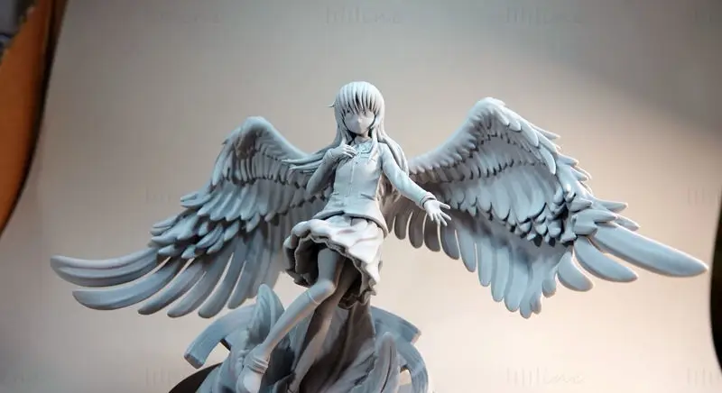 Kanade Tachibana - Angel Beats 3D Print Model STL