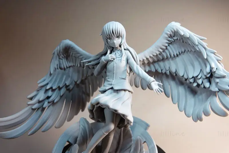 Kanade Tachibana - Angel Beats 3D Print Model STL