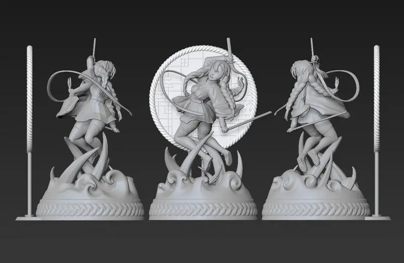 Kanroji Mitsuri 3D Printing Model STL