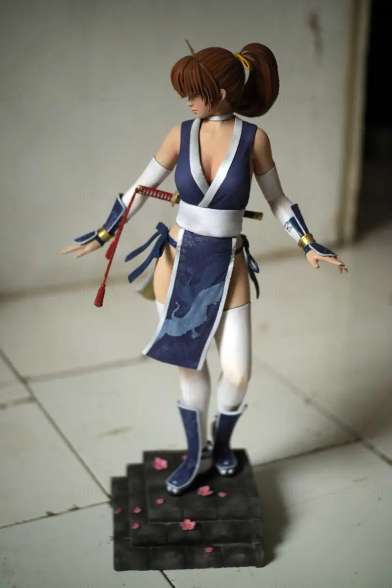 Kasumi (Dead Or Alive) Figuries 3D Print Model STL-bestand