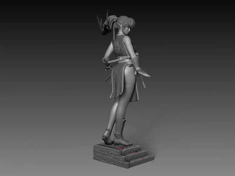 かすみ (デッド・オア・アライヴ) フィギュア 3D プリント モデル STL ファイル