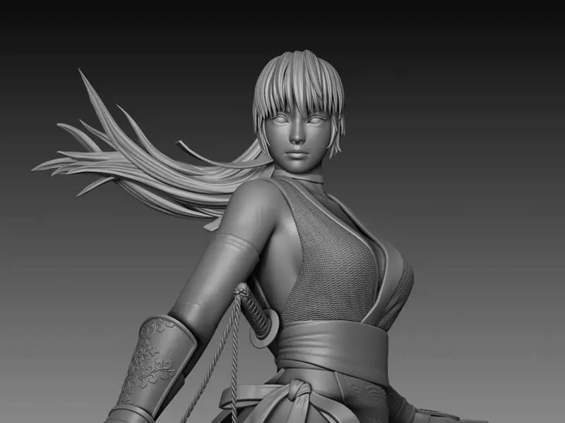 Kasumi (Dead Or Alive) Figuries Modello di stampa 3D File STL