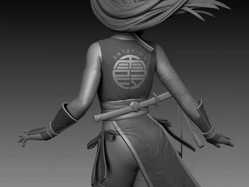 Kasumi (Dead Or Alive) Figuries Modello di stampa 3D File STL