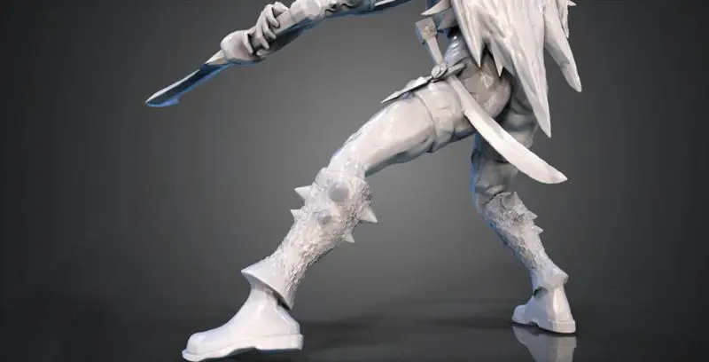 Katarina the Sinister Blade 3D Print Model STL File (League of Legends)