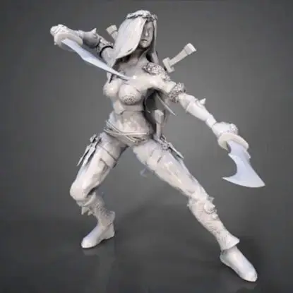 Katarina the Sinister Blade 3D Print Model STL File (League of Legends)