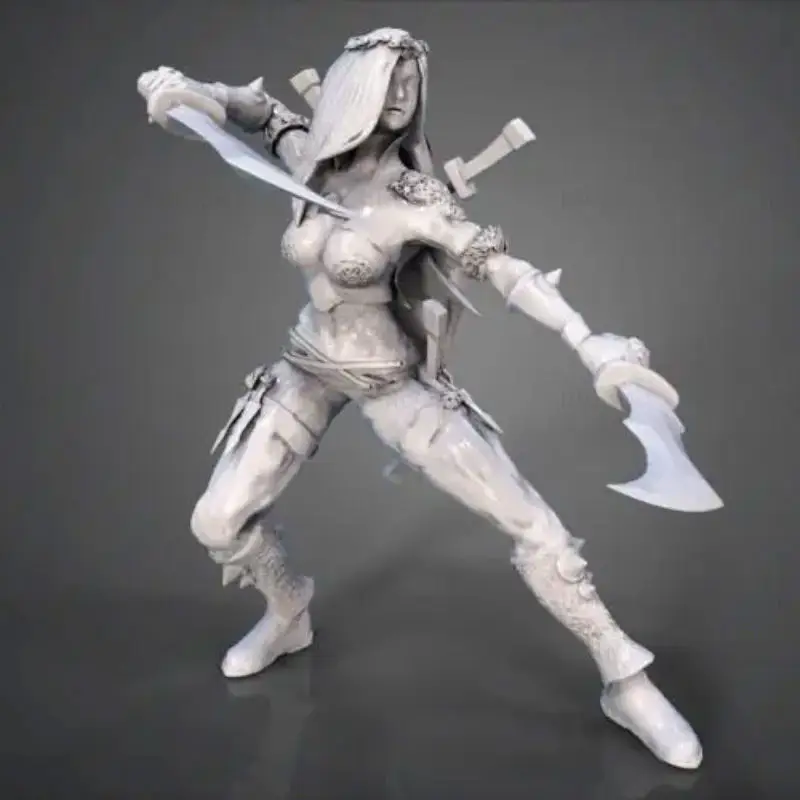 Katarina the Sinister Blade 3D Print Model STL File (League of Legends)