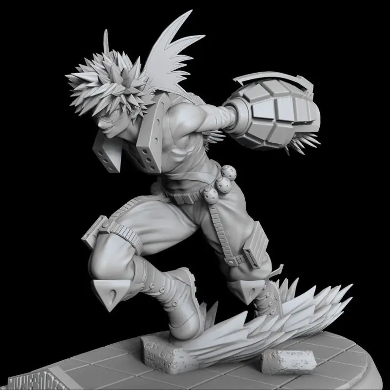 Katsuki Bakugo - My Hero Academia 3D-Druckmodell STL