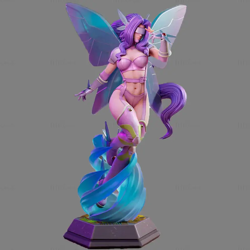 Kazemon Digimon 3D Print Model STL Files