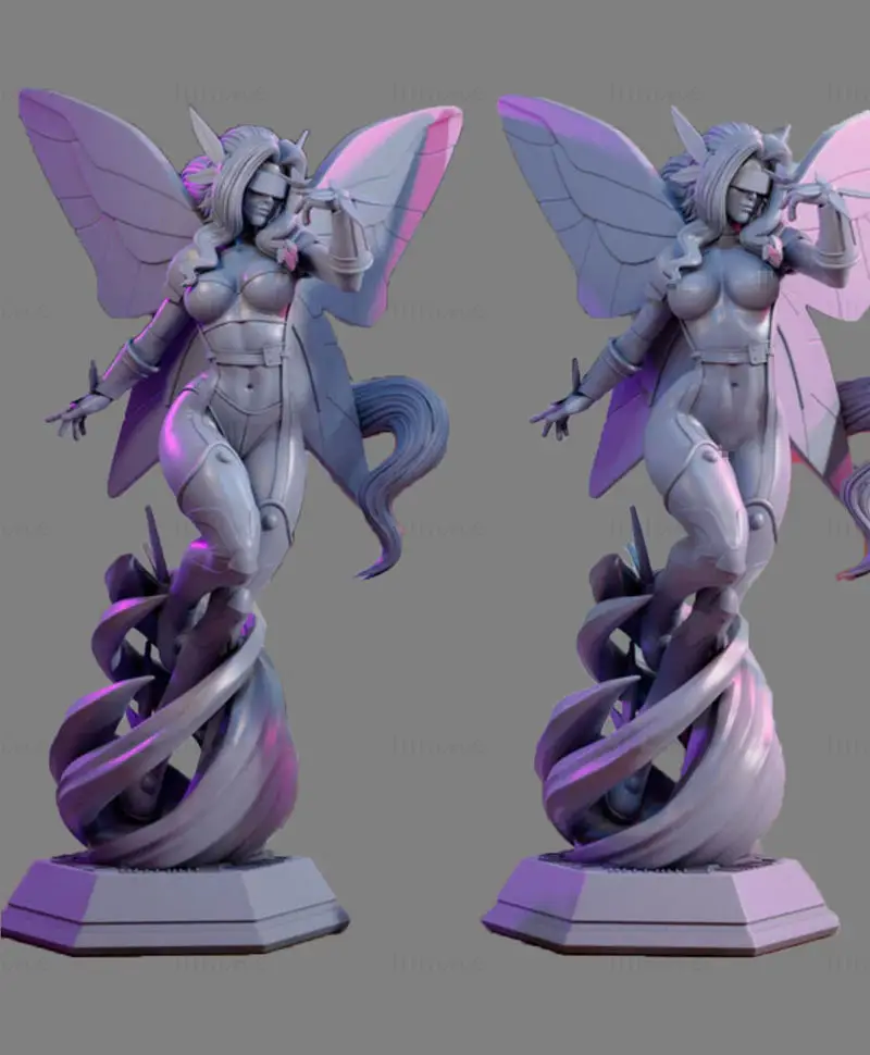Kazemon Digimon 3D Print Model STL Files